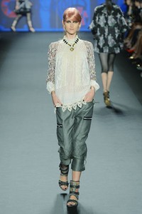 Anna Sui, Spring/Summer 2013. New York Fashion Week SS 2013. [Photo by Frazer Harrison/Getty Images for Mercedes-Benz Fashion Week]