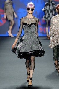Anna Sui, Spring/Summer 2013. New York Fashion Week SS 2013. [Photo by Frazer Harrison/Getty Images for Mercedes-Benz Fashion Week]