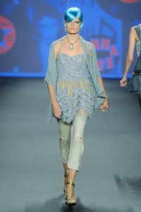 Anna Sui, Spring/Summer 2013. New York Fashion Week SS 2013. [Photo by Frazer Harrison/Getty Images for Mercedes-Benz Fashion Week]