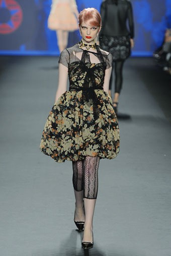 Anna Sui, Spring/Summer 2013. New York Fashion Week SS 2013. [Photo by Frazer Harrison/Getty Images for Mercedes-Benz Fashion Week]