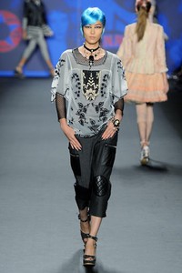 Anna Sui, Spring/Summer 2013. New York Fashion Week SS 2013. [Photo by Frazer Harrison/Getty Images for Mercedes-Benz Fashion Week]