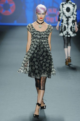 Anna Sui, Spring/Summer 2013. New York Fashion Week SS 2013. [Photo by Frazer Harrison/Getty Images for Mercedes-Benz Fashion Week]