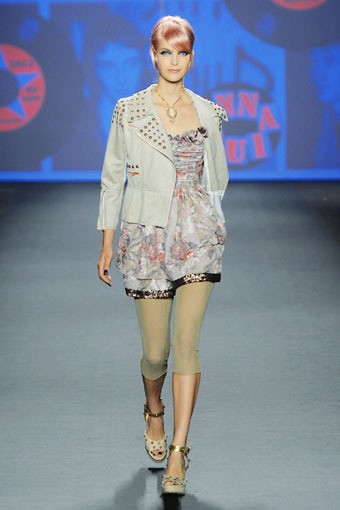 Anna Sui, Spring/Summer 2013. New York Fashion Week SS 2013. [Photo by Frazer Harrison/Getty Images for Mercedes-Benz Fashion Week]