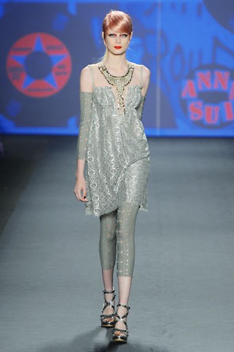 Anna Sui, Spring/Summer 2013. New York Fashion Week SS 2013. [Photo by Frazer Harrison/Getty Images for Mercedes-Benz Fashion Week]