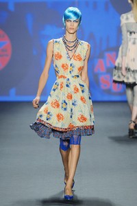 Anna Sui, Spring/Summer 2013. New York Fashion Week SS 2013. [Photo by Frazer Harrison/Getty Images for Mercedes-Benz Fashion Week]