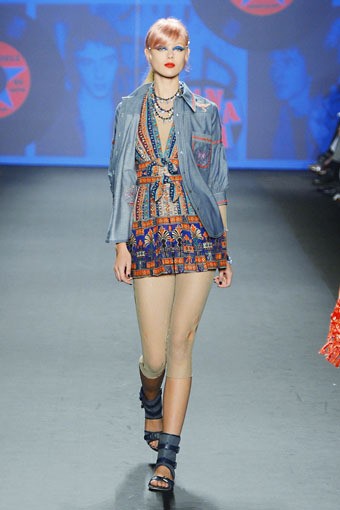 Anna Sui, Spring/Summer 2013. New York Fashion Week SS 2013. [Photo by Frazer Harrison/Getty Images for Mercedes-Benz Fashion Week]