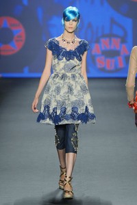 Anna Sui, Spring/Summer 2013. New York Fashion Week SS 2013. [Photo by Frazer Harrison/Getty Images for Mercedes-Benz Fashion Week]