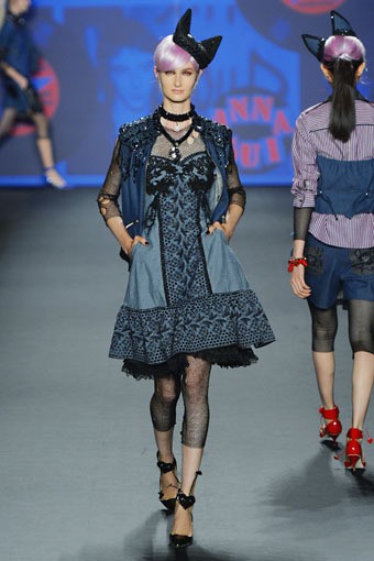 Anna Sui, Spring/Summer 2013. New York Fashion Week SS 2013. [Photo by Frazer Harrison/Getty Images for Mercedes-Benz Fashion Week]