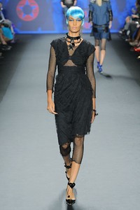 Anna Sui, Spring/Summer 2013. New York Fashion Week SS 2013. [Photo by Frazer Harrison/Getty Images for Mercedes-Benz Fashion Week]