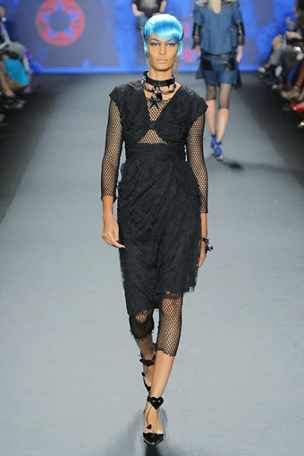 Anna Sui, Spring/Summer 2013. New York Fashion Week SS 2013. [Photo by Frazer Harrison/Getty Images for Mercedes-Benz Fashion Week]