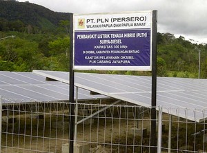 PLTS Pegunungan Bintang Papua, Pembangkit Listrik Surya Tertinggi di Dunia