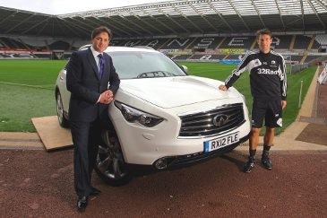 Pasukan Swansea Siap Pakai Infiniti