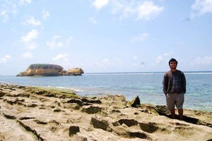 Ada Kura-Kura Raksasa di Pantai Sungkun, Lombok