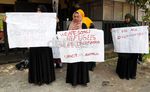 Pengungsi Somalia Demo Kantor UNHCR Makassar