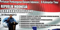 Dengan megaproyek ini, Presiden berharap Kalimantan yang luas makin berlari kencang dalam pembangunan. (Setpres).