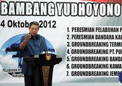Presiden SBY Resmikan 8 Proyek MP3EI di Kaltim