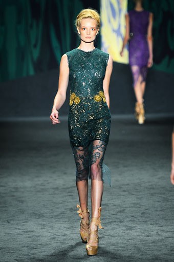 Vera Wang, Spring/Summer 2012. (Photo by Frazer Harrison/Getty Images for Mercedes-Benz Fashion Week)