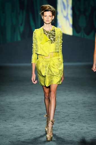 Vera Wang, Spring/Summer 2012. (Photo by Frazer Harrison/Getty Images for Mercedes-Benz Fashion Week)