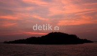 Senja hari yang menenangkan.