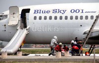 Latihan tersebut untuk mengevaluasi kinerja setiap bandara terkait kesiapan personel dan peralatan yang digunakan yang telah menjadi ketentuan dari International Civil Aviation Organization.