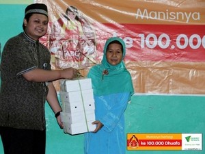 ABC Bagikan Paket Lengkap Kurban Pada Kaum Duafa