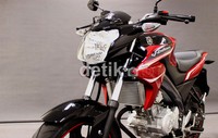 New V-Ixion kini hanya menghilangkan starter kaki (engkol), hanya mengandalkan starter elektrik. Aditya Maulana/detikOto.
