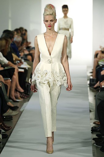 Oscar de la Renta, Spring/Summer 2013. (Photo by Peter Michael Dills/Getty Images)