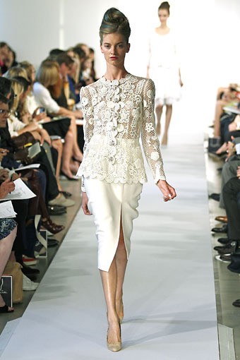 Oscar de la Renta, Spring/Summer 2013. (Photo by Peter Michael Dills/Getty Images)