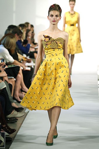 Oscar de la Renta, Spring/Summer 2013. (Photo by Peter Michael Dills/Getty Images)