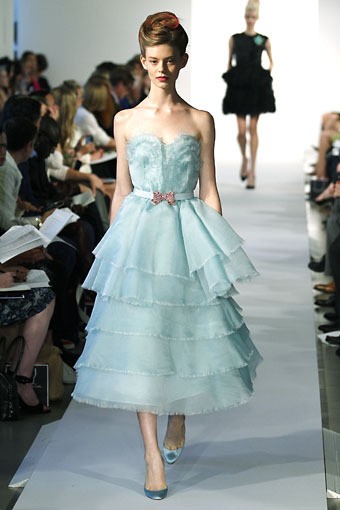 Oscar de la Renta, Spring/Summer 2013. (Photo by Peter Michael Dills/Getty Images)