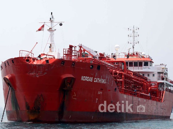 Ini Dia Kapal Norgas Cathinka yang Tabrakan dengan Bahuga Jaya