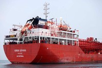 Kapal Norgas Cathinka saat ini ditahan guna penyelidikan KNKT.
