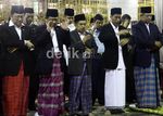 Salat Idul Adha, Jokowi Diapit SBY dan JK