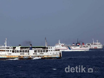 Padatnya Jalur Laut Selat Sunda