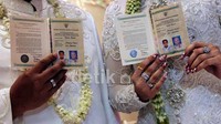 Eddies kini telah resmi memiliki buku nikah.