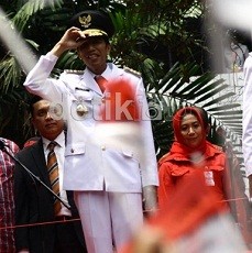 Jokowi Pimpin Kirab Budaya Rakyat Pagi Ini
