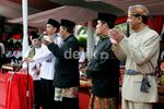 Berbaju Koko, Jokowi Lepas Kirab Budaya