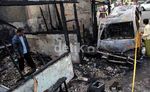 Mobil Terbakar, Ludeskan 4 Ruko