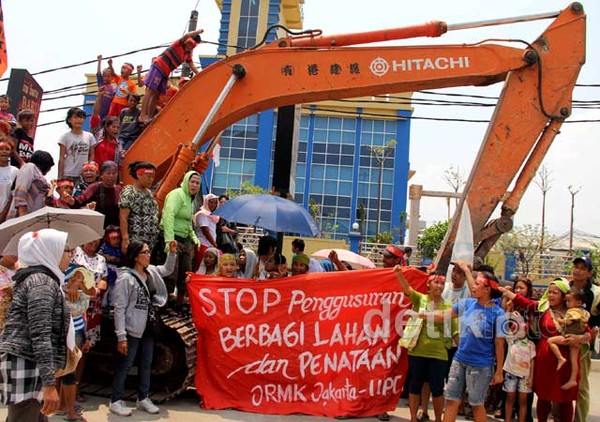 Warga Muara Angke Tolak Penggusuran