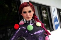 Mulan Jameela saat memeriahkan acara  DahSyat di Studio RCTI, Kebon Jeruk, Jakarta Barat beberapa waktu lalu. (Gusmun/detikHot).