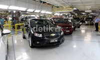 Mobil yang diproduksi di sini adalah mobil Chevrolet Classic, Cruze, Montana, Cobalt, Cruze sedan dan MPV Spin.