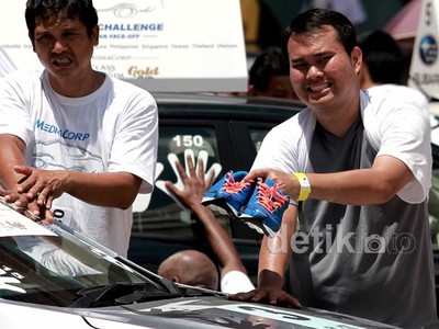 Peserta Subaru Palm Challenge Terbakar Matahari