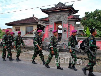 Pasca Bentrok, TNI Siaga di Lampung Selatan