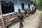 Pasca Bentrok, TNI Siaga di Lampung Selatan