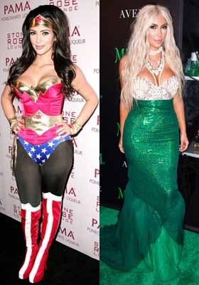 5 Kostum Halloween Kim Kardashian Paling Hot