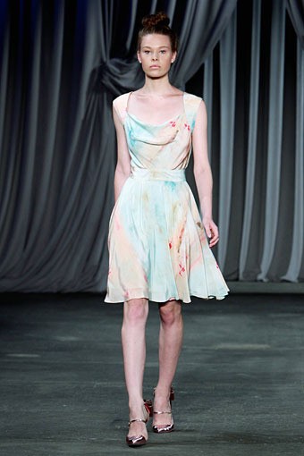 Christian Siriano, Spring/Summer 2013. New York Fashion Week 2013. [Photo by Mark Von Holden/Getty Images for Payless]