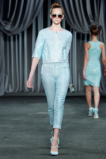 Christian Siriano, Spring/Summer 2013. New York Fashion Week 2013. [Photo by Mark Von Holden/Getty Images for Payless]