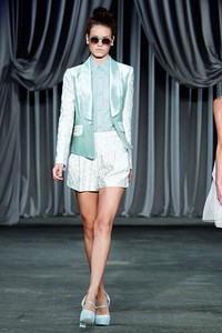 Christian Siriano, Spring/Summer 2013. New York Fashion Week 2013. [Photo by Mark Von Holden/Getty Images for Payless]