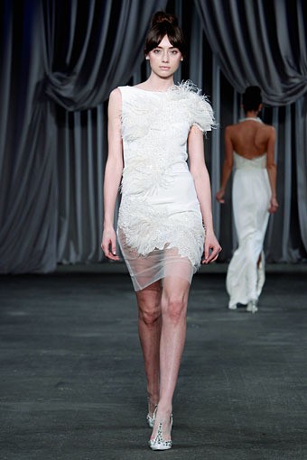 Christian Siriano, Spring/Summer 2013. New York Fashion Week 2013. [Photo by Mark Von Holden/Getty Images for Payless]