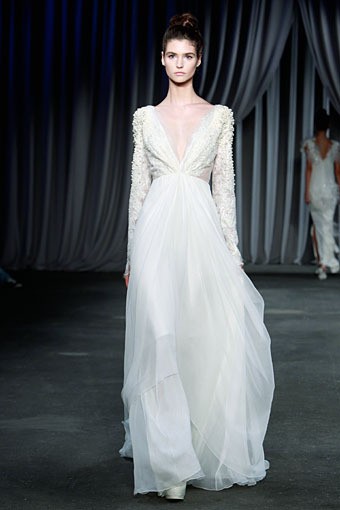 Christian Siriano, Spring/Summer 2013. New York Fashion Week 2013. [Photo by Mark Von Holden/Getty Images for Payless]